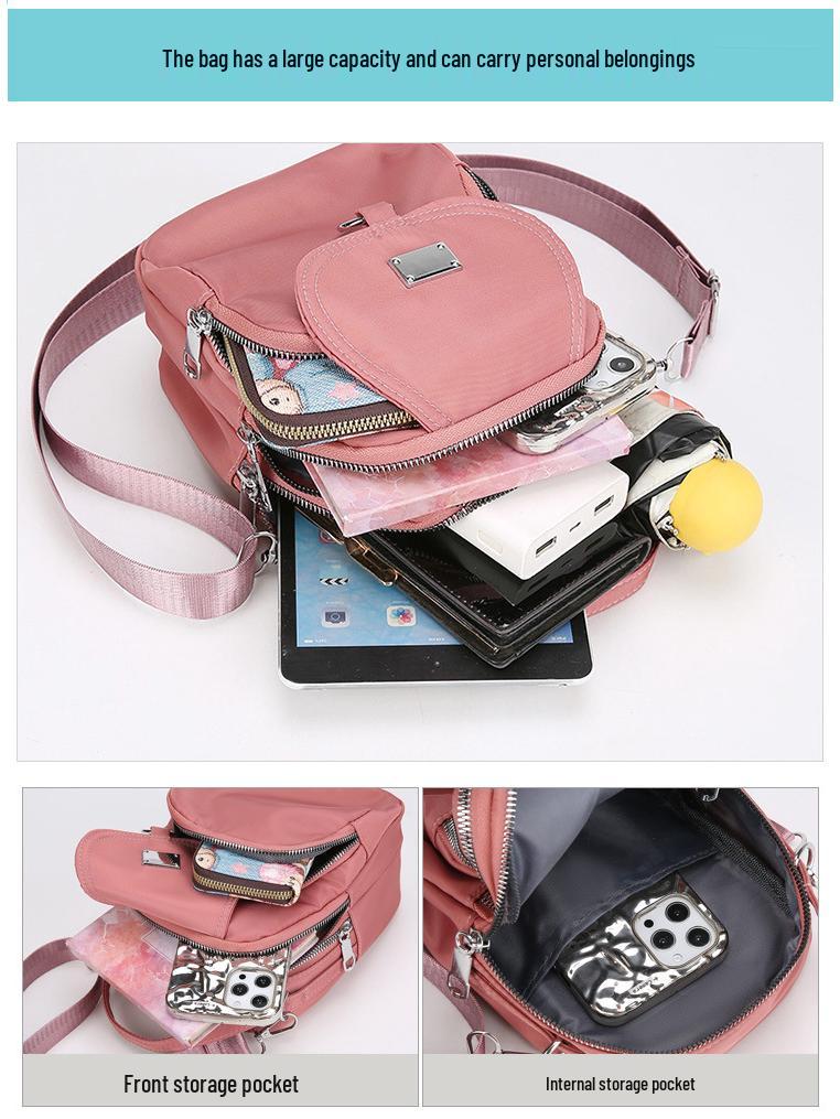 Women's Multi-Functional Crossbody Handbag with Coin Purse and Phone Pocket