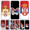 Phone Case For Samsung A56 A36 A26 A16 A14 A12 A22 A32 5G A34 A42 A52 A54 A50 A70 A40 A20E A20S A04S A06 Cover Serbia Flag Badge