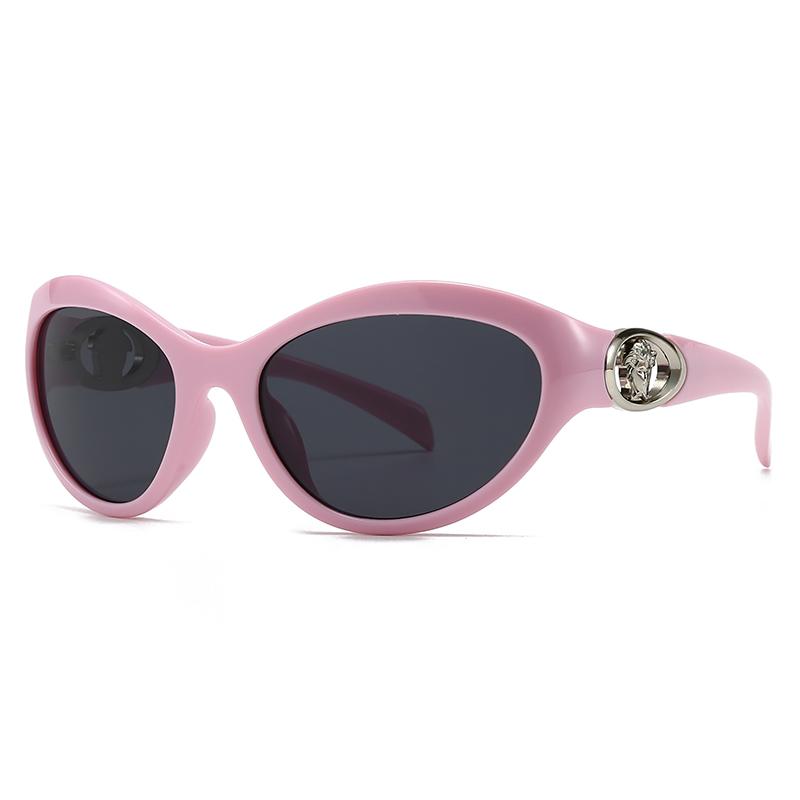 Foreign Trade Cross-Border Modern Sunglasses European and American Street Photography Ins Popular Model Cat-Eye Sunglasses for Women Lh272