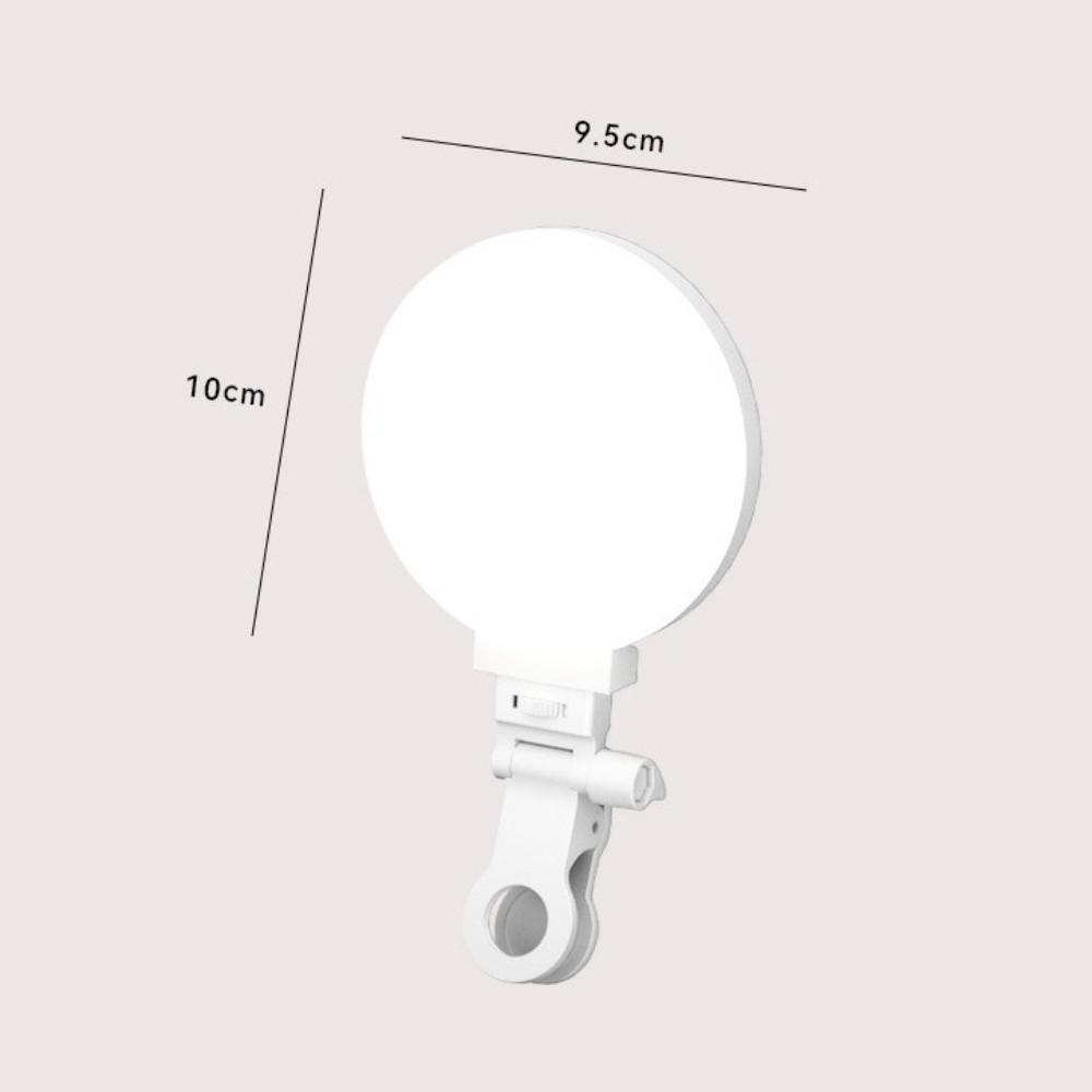 Clip-Halterung Mini-Fülllicht 3-farbige LED-Clip-Leuchte Handheld-Fotoleuchte Live-Streaming