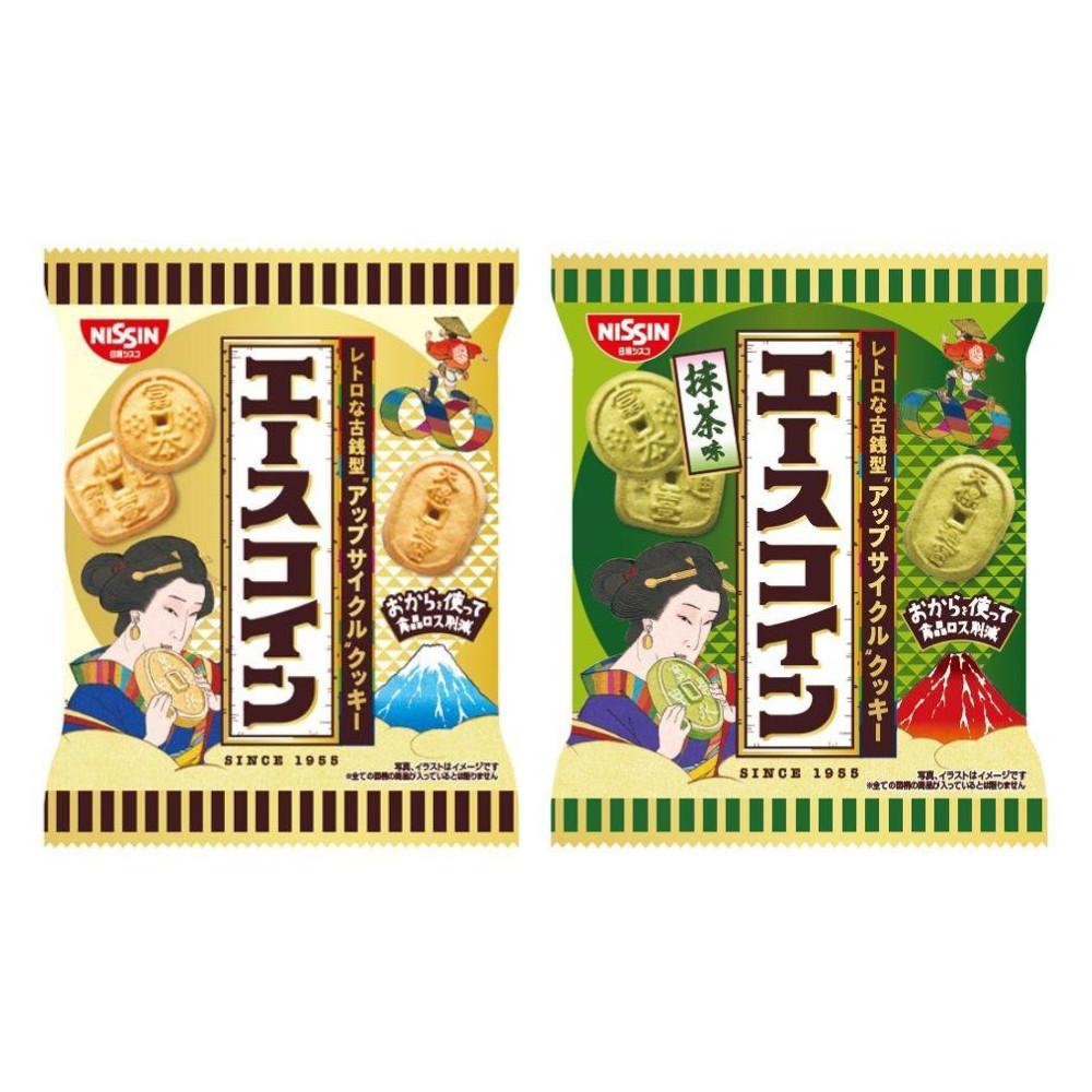 

Япония Nissin Cisco Печенье Ace Coin Оригинальное 80г / Вкус зеленого чая 75г Matcha Tea Flavor/75g