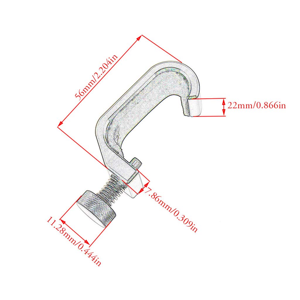 Freneci New Bag Frame Hook Crotch Tip Vespa All Models GTSLX LXV 5010, Titanium