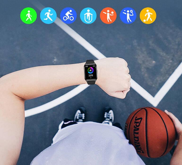 Smartwatch Unisex Rubicon Rnce89 - Wykonywanie Połączeń, Własne Tarcze (Sr035D)