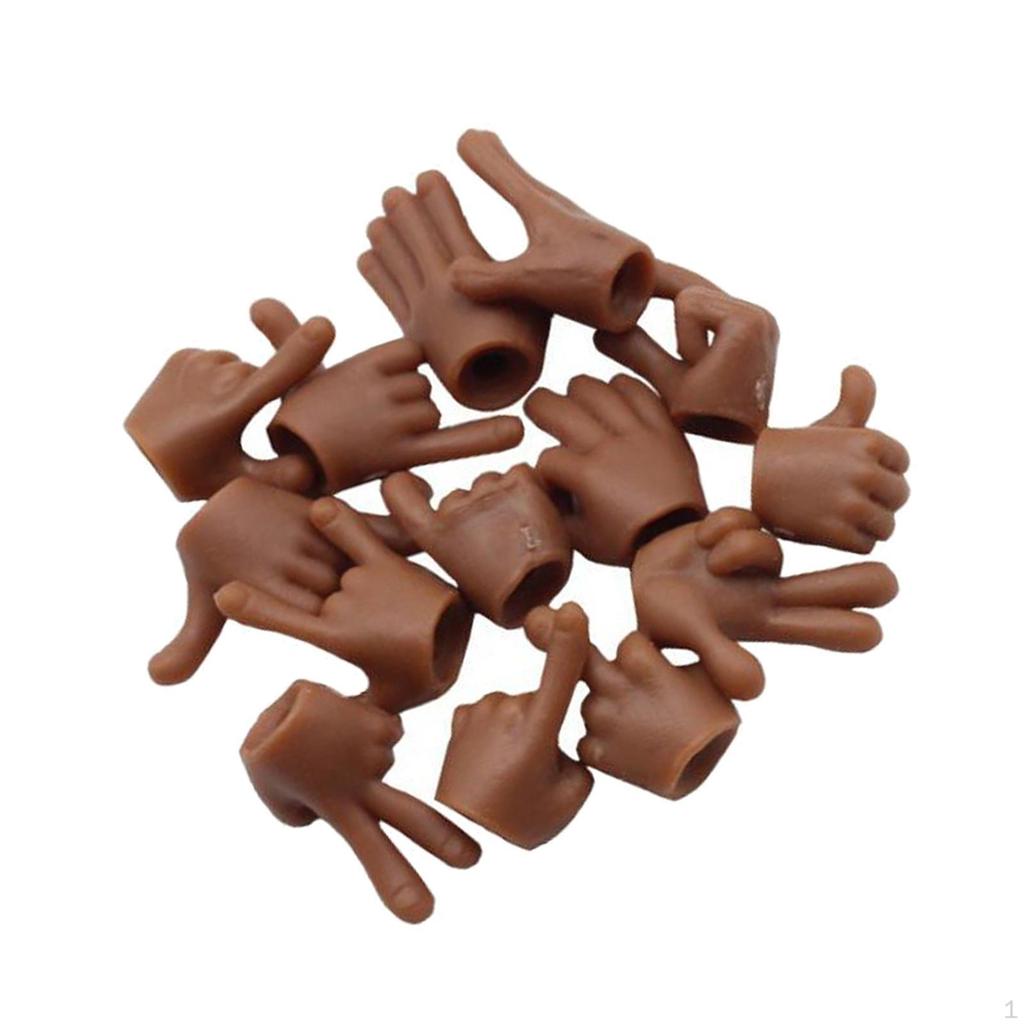 1/12 Dolls Hands Replacement Doll Figure Toy Accessories for Pretend Play