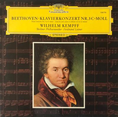 Δίσκος LP WILHELM KEMPFF, BERLINER PHILHARMON - Μπετόβεν, Κοντσέρτο για Πιάνο Νο. 3 C-M 138776 DEUTSCHE GRAMMO Γερμανία Κλασική Μεταχειρισμένο