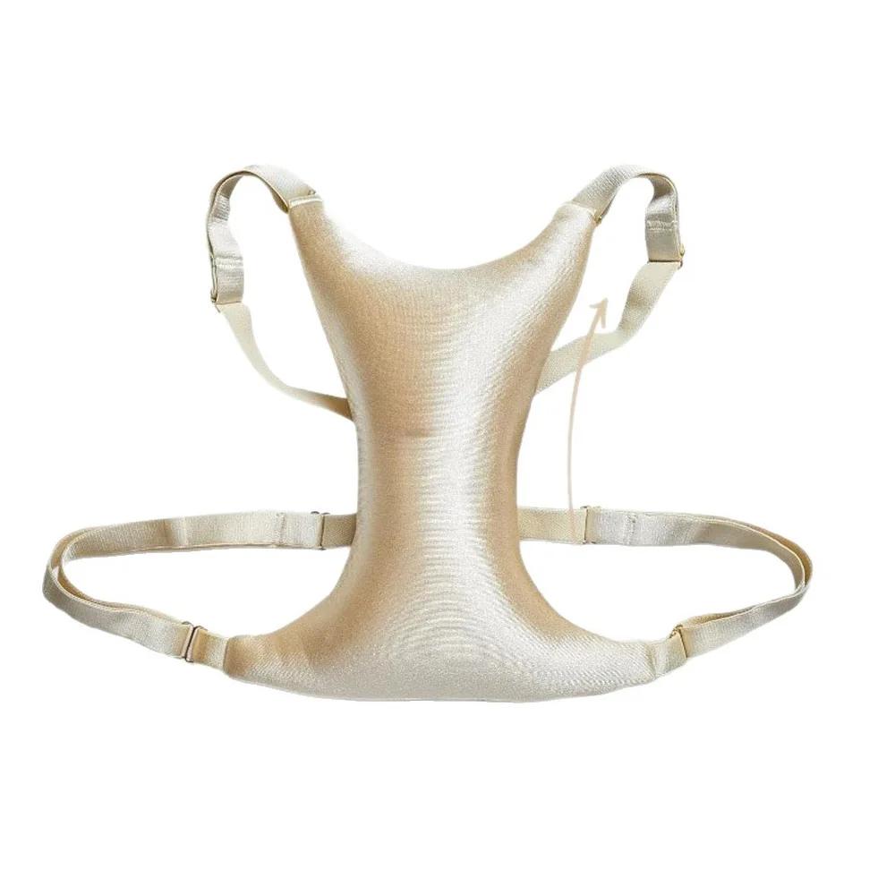 Спящие Противоморщинные Накладки на Грудь Моющиеся Накладка от Морщин на Груди Уменьшение Морщин на Груди Подтяжка Кожи Ночью Накладки на Грудь золотой