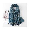 (16)Design Brand Women Scarf Fashion Print Cotton Warm Shawl Muslim Scarves Hijabs Lady Pashmina Bandana Tassel Beach Shawls Foulard