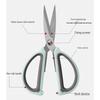 Haoliso Multifunctional Stainless Steel Kitchen Scissors