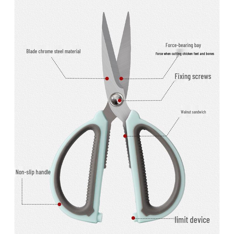 Haoliso Multifunctional Stainless Steel Kitchen Scissors