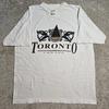 Vintage Y2k Toronto Kanada Touristen T-Shirt Herren L Souvenir Dadcore Ironisch Punk