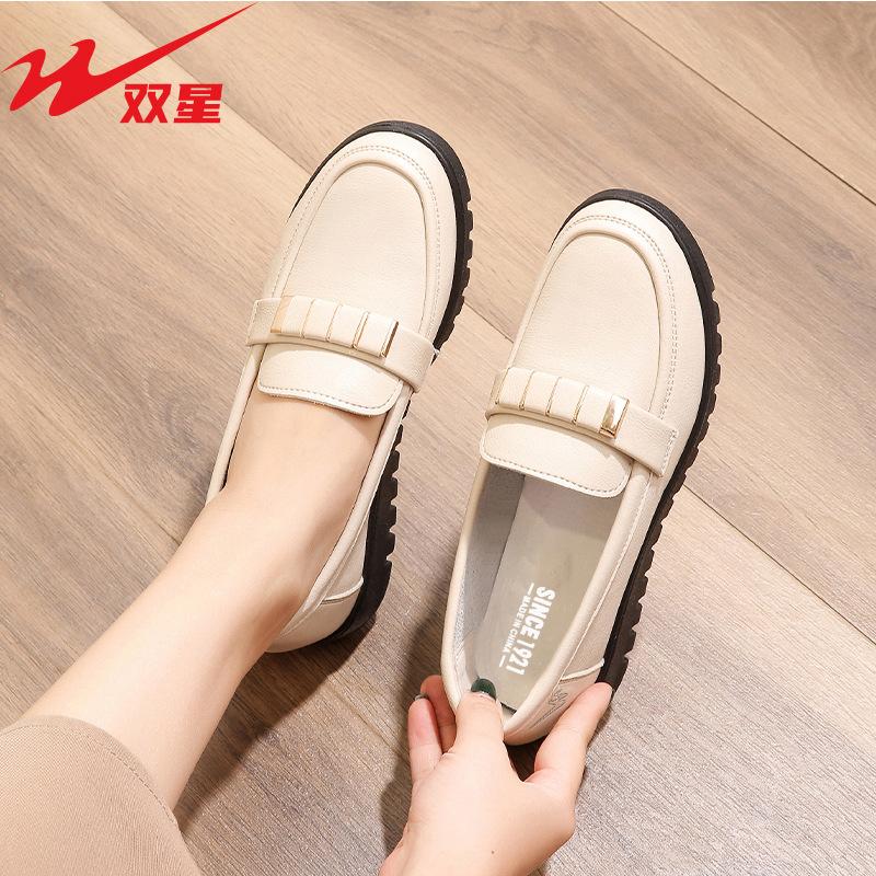 

Мамины туфли летние дышащие полые средние и старые кожаные туфли кожаная мягкая подошва удобные туфли с отверстиями женские одинарные туфли 40 бежевый