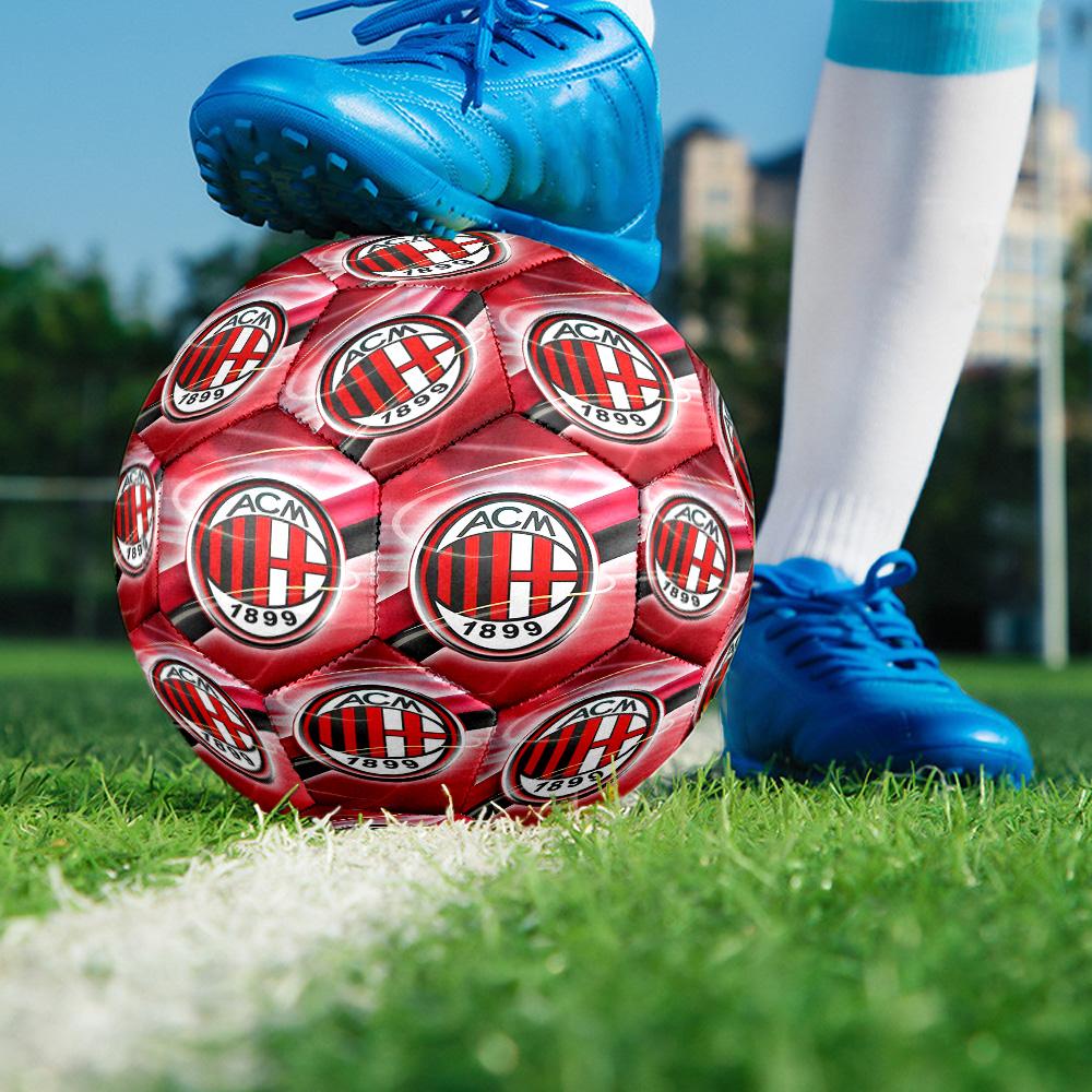 Ac Milan Size 5 Soccer Balls, High-Quality, Anti-Slip, Protective Football, a Unique Gift Suitable for Birthdays, Christmas