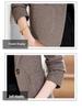 Autumn/Winter Houndstooth Blazer: Slimming, Versatile, High-End Casual Suit Top