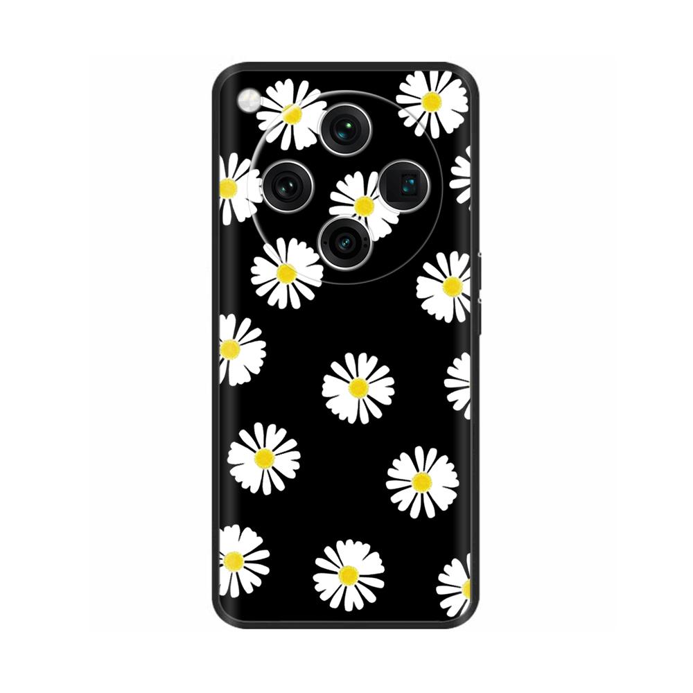 Soft Silicone Cover For Oppo Find X8 Pro Case Fashion Black TPU Phone Back Cover Cases For Oppo Find X8 5G Coque PKC110 PKC130