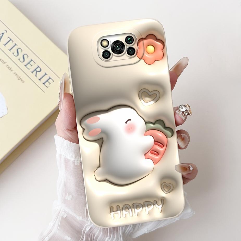 For Xiaomi Poco X3 NFC Case PocoX3 Pro Cute Funny Cartoon Cover Soft Silicone Case For Xiaomi Poco X3 Pro PocoX3 NFC Shell Coque