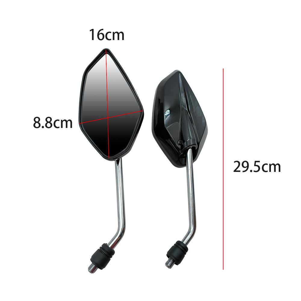 10mm Motorcycle Rearview Mirror Side Mirrors Bicycle Rear View Mirror For Suzuki gn 125 Yamaha Jog BWS