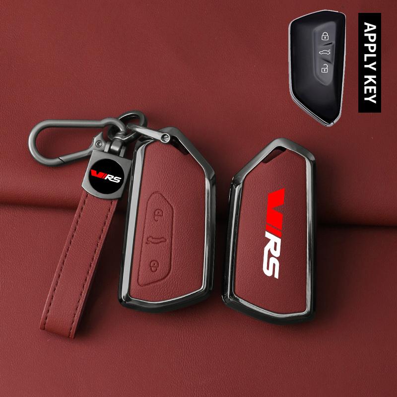 

Suitable for Skoda VIRS Octavia Fabia Rapid Citigo Kamiq Superb Kodiaq alloy car key case buckle Remote control car key case