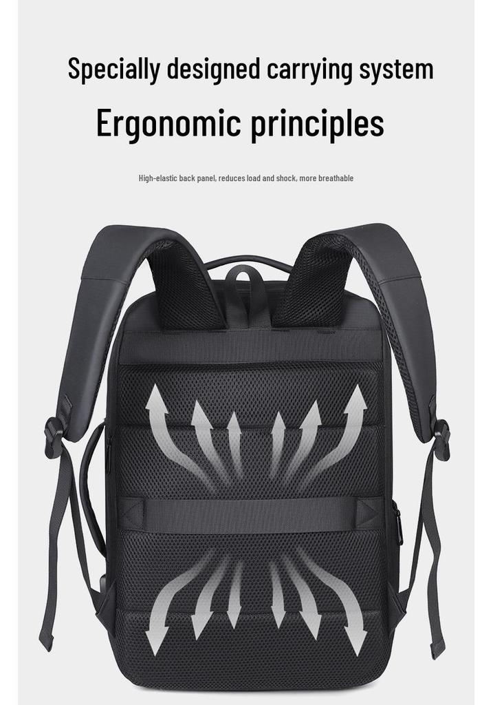 Expandable Large Capacity Commuter Laptop Backpack