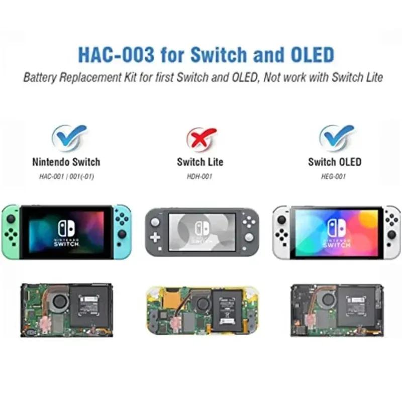 New 1-20PCS HAC-003 HAC-001 Rechargeable Battery 3.7V 4310mAh Repair and Replacement for Nintendo Switch Game Console HAC003