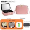 LED Mirror Makeup Bag: Spacious Handbag for Skincare & Cosmetics Storage
