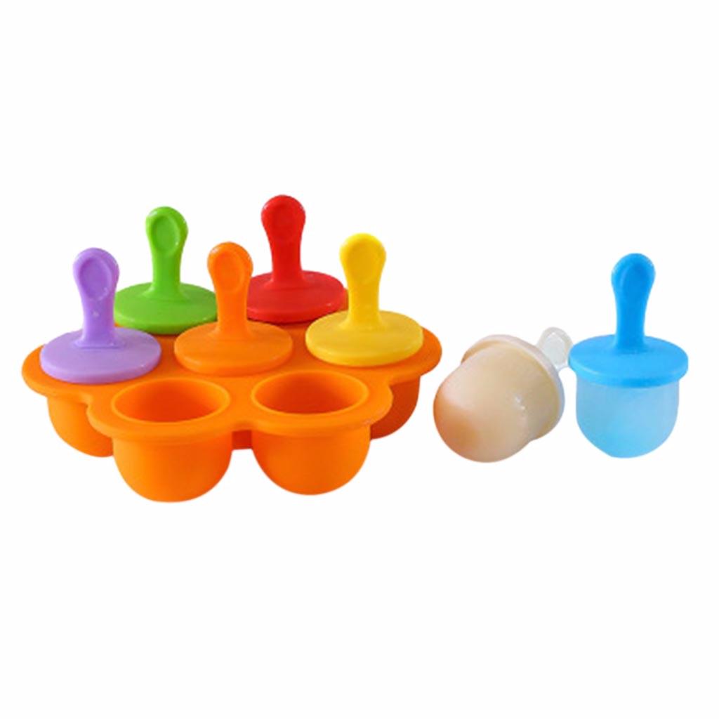 Silicone 7 Hole Popsicle Ice s Classic s Trays Reusable