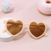 Heart-shaped Sunglasses For Children, Cute And Sun-protective.
