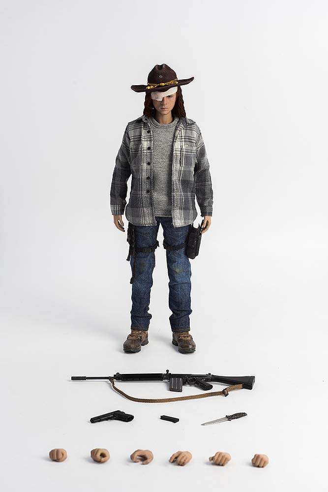 THE WALKING DEAD CARL GRIMES Scale and POM Painted Movable Figure 1/6 ABS, PVC,