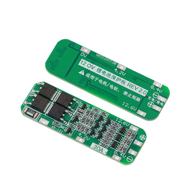 12V 12.6V 18650 Li-Ionen Lithium Batterieladegerät PCB BMS Schutzplatinenmodul
