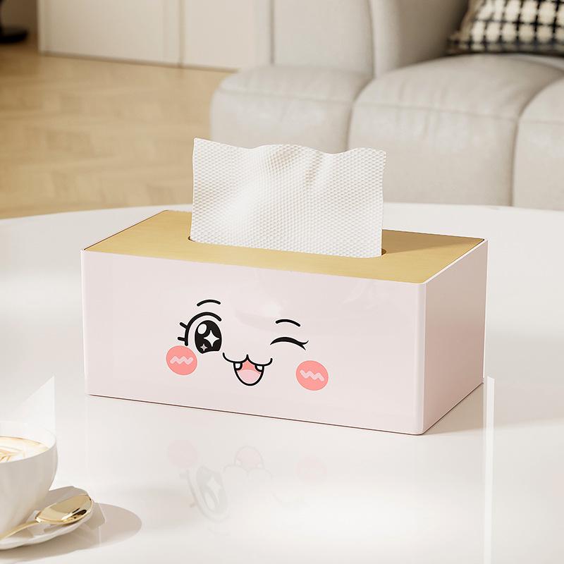 Creative and Cute Spring-Loaded Tissue Box for Living Room