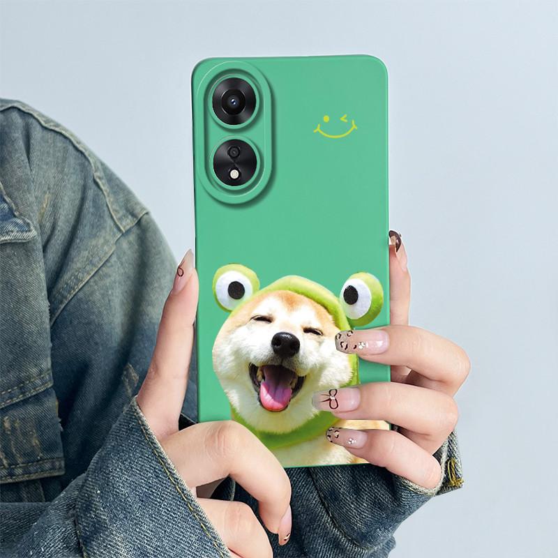 For OPPO A78 4G Phone Case CPH2565 Cover Soft Silicone Cute Panda Flower Boys Girls Painted Shell Funda Protective Casing Coque