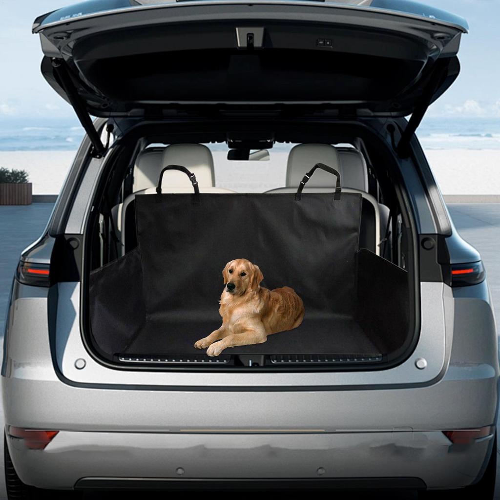 Backseat Pet Bed Mat Lightweight Dog Seat Protector Non-Slip Dustproof Pad Protector With Storage For Truck Provide Comfort