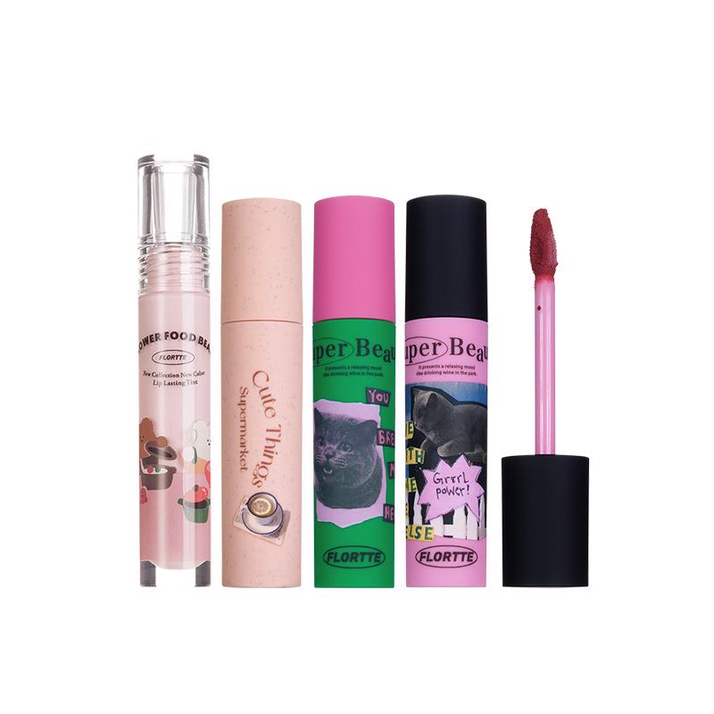 FLORTTE/Flower Knows Lilia Pudding Lip Cream: Matte, Transfer-Resistant Lip Glaze
