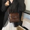 Retro small bag women's autumn and winter versatile new fashion shoulder messenger bag portable work small bag