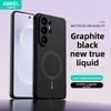 Liquid Silicone Phone Case for Samsung Galaxy S26 Ultra S26pro S25 Edge S24 Plus S24fe N52 Magnetic Camera Lens Protection Cover