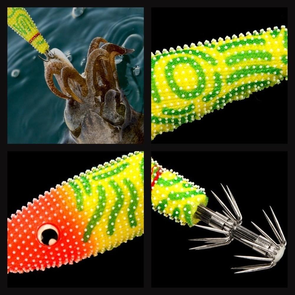 80mm Length Squid Jig Lure 5g Weight Egi Lure Bait Premium Floating Squid Jig  Sea Fishing