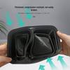 Disposable Rectangular Double-Compartment Meal Boxes