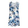 Square Collar Tank Top Women Print Tank Tee Casual Loose Fit Sleeveless Shirt