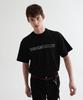 HYII [Unisex] Slogan Print T-Shirt Black