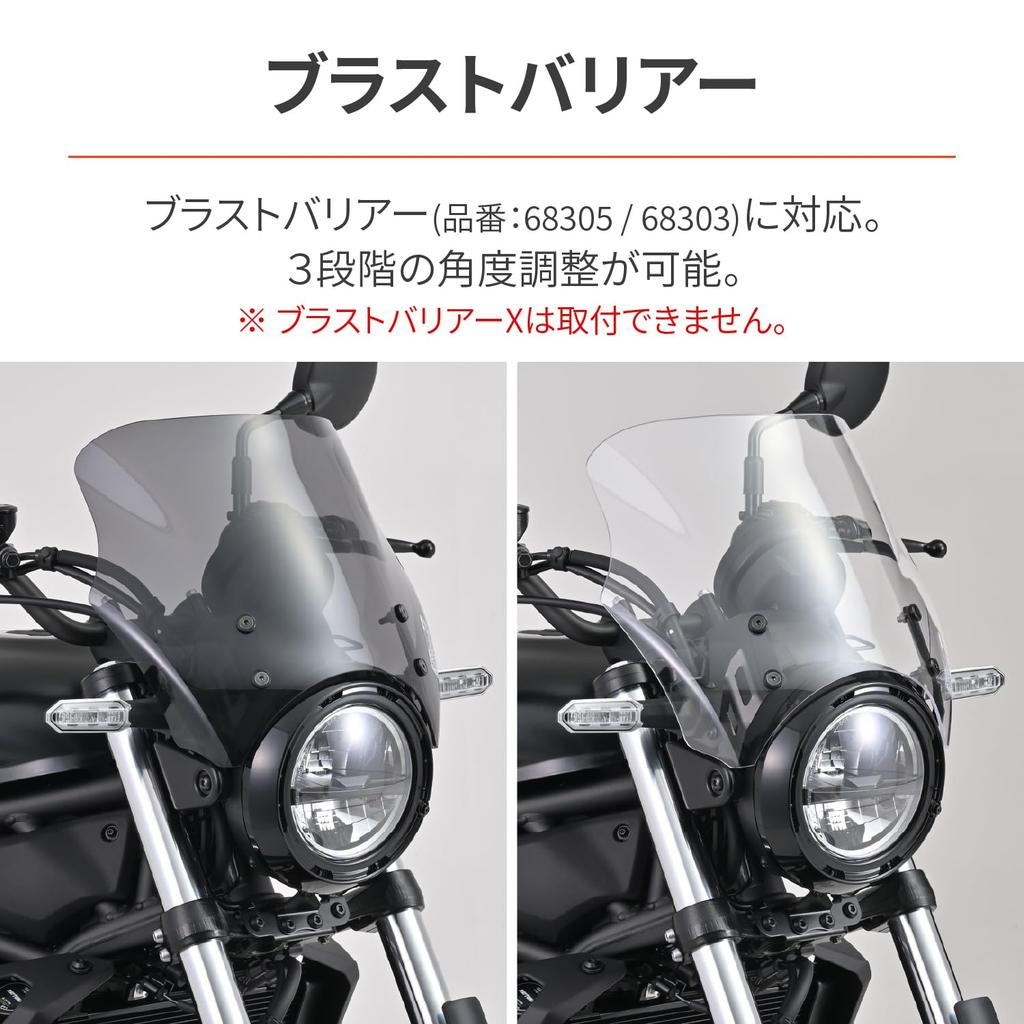 Daytona Eliminator (24) Dedicated Windscreen Mounting Bracket, Compatible with Aero Visor/Blast Barrier, 41559
