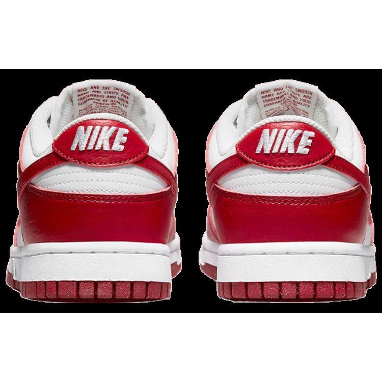 Nike Dunk Low Next Nature Gym Rouge Baskets Femme Blanc DN1431-101