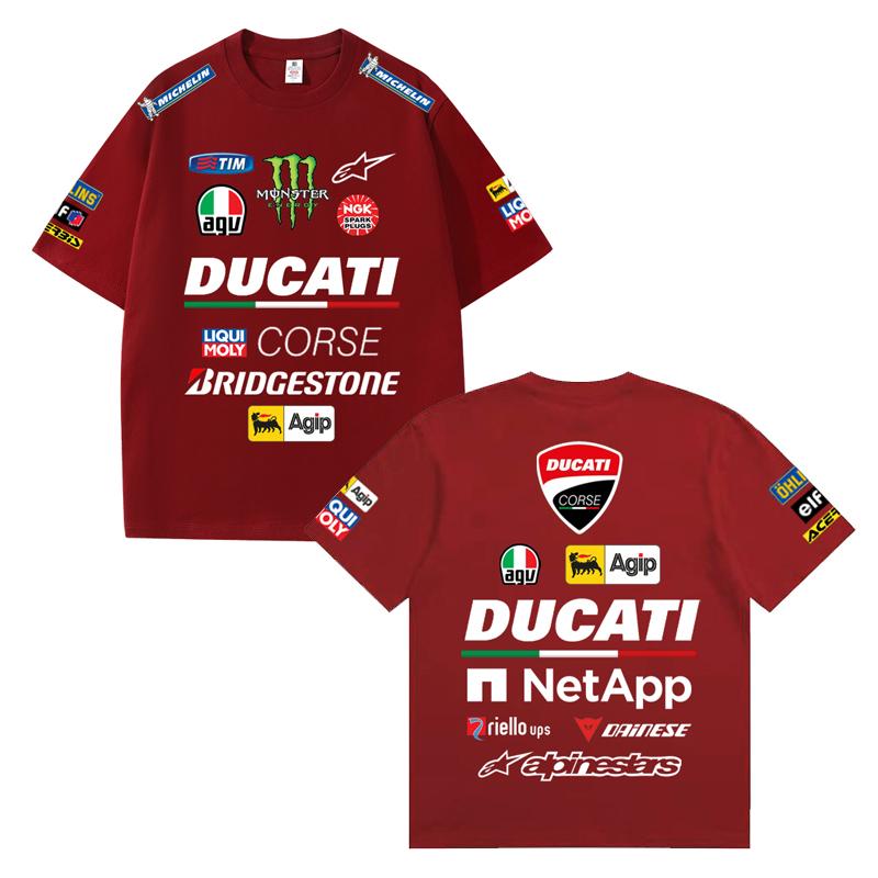 

2026 Літня футболка Red Bull DUCATI F1 для перегонів – Повсякденна спортивна з коротким рукавом для фанатів XL