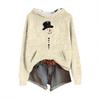 Sweatshirts For Women Knit Sweater Cute Shirt Fall Pullover Hooded Sweatshirt