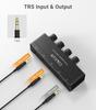 Cubilux 3.5mm Earphone Amplifier, 4-Way Stereo Headphone Amplifier, Mini Audio Amplifier with Independent Volume Control