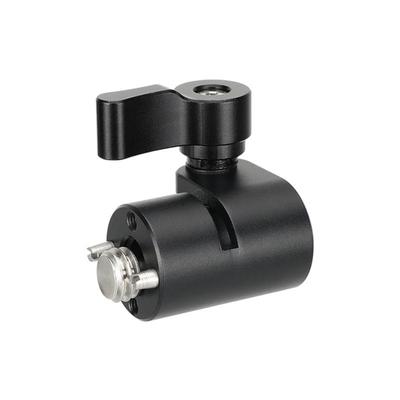 15mm Single Rod Holder Clamp With 3/8inch 16 Thread Screw Locating Pins Camera Accessories for Camera Cage Replacement