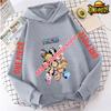 Spring Autumn Luffy Zoro Boys Girls Sweatshirt Hooded Pullover Anime One Piece Hoodies Casual Streetwear Costume Fashion Tops