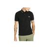 Timberland Tree Embroidered Logo Casual Short Sleeve Polo Shirt Men Polo Shirts Black A2EH3-001