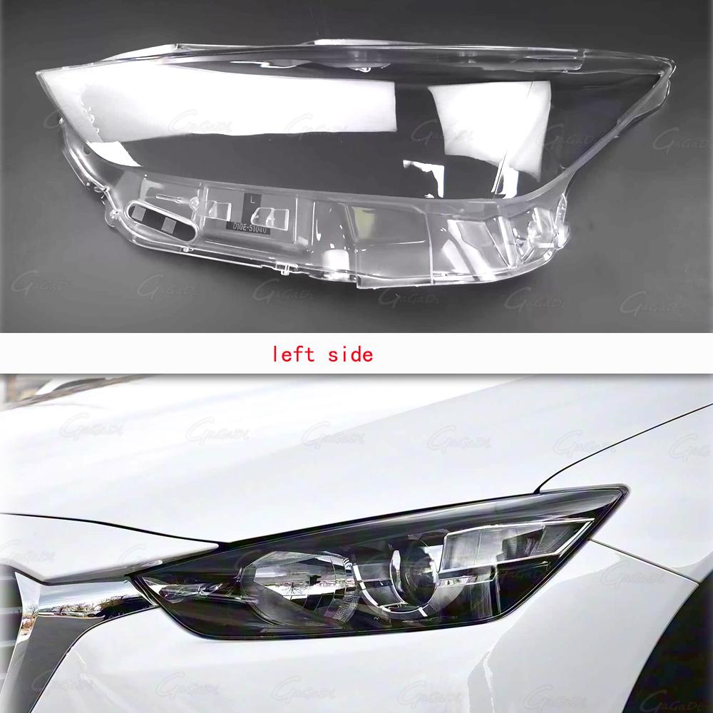 Car headlight lampshade is suitable for MAZDA CX-3 CX3 2017 2018 2019 headlight lamp shell headlight lens 1pcs For Left light