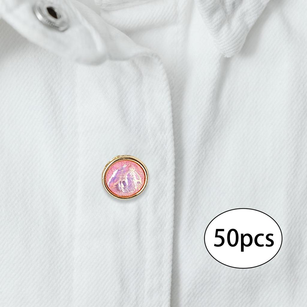 50 Sewing Button Decorative 12mm Single DIY for Shirt Uniform Jeans Jacket Coat