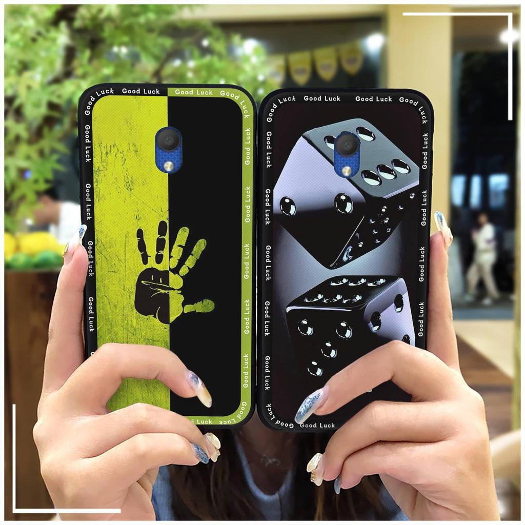 Alcatel Phone Case - Creative Cartoon Silicone Design, Full Edge Protection, Heat Dissipation for Women, Unisex Style.