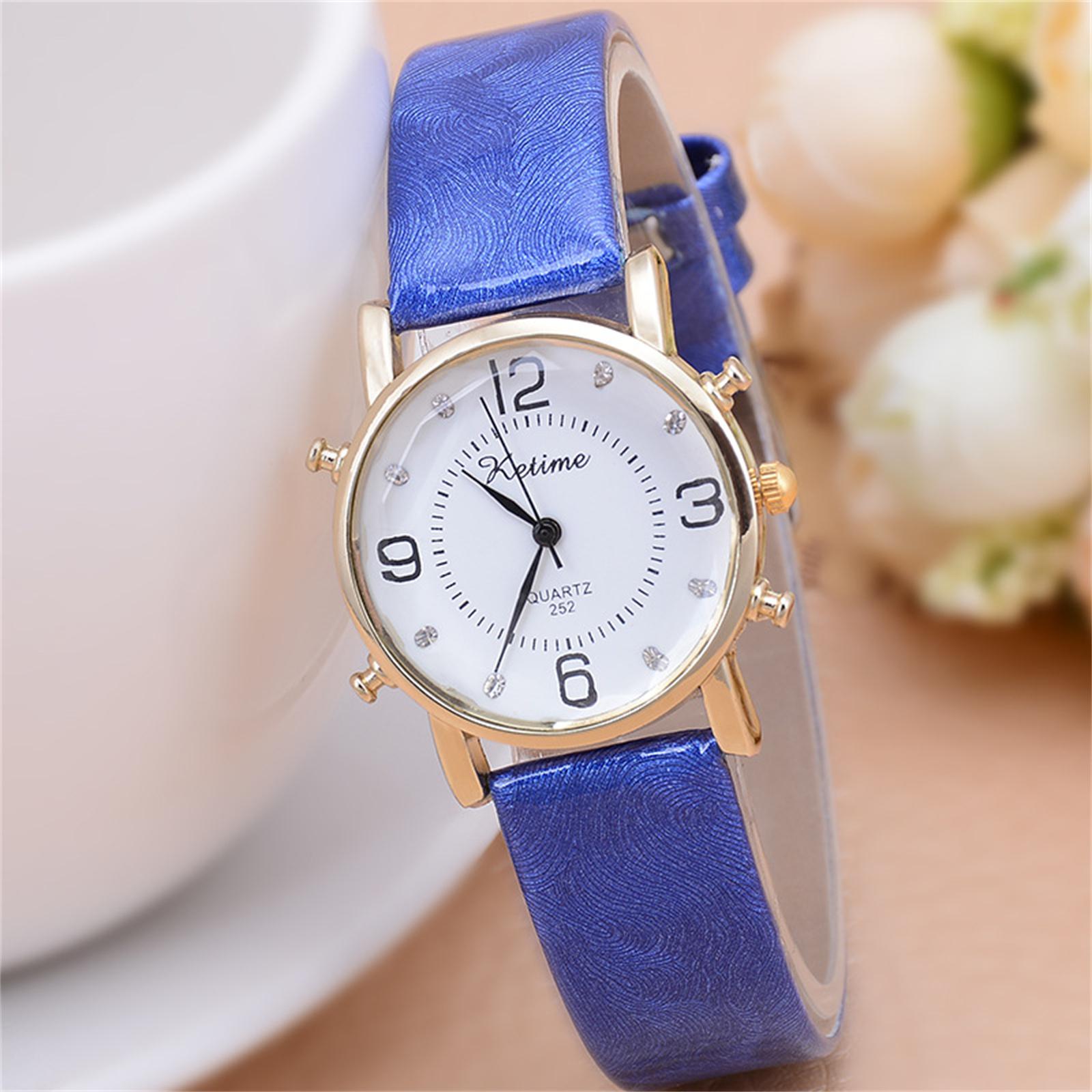 

Женские модные кожаные часы One Size